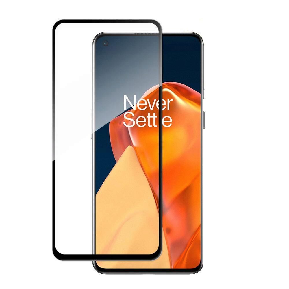 Folie Sticla Wozinsky Super Tough pentru OnePlus 9, Full Cover, Case Friendly, Negru