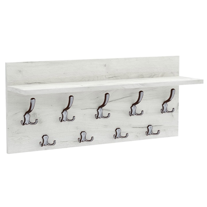 OEM Verti Fogas, MDF, 40 x 70 cm, Króm / Fehér