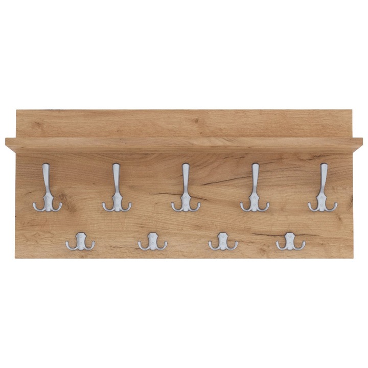 OEM Verti fogas, MDF, 40 x 70 cm, alumínium / aranyszín