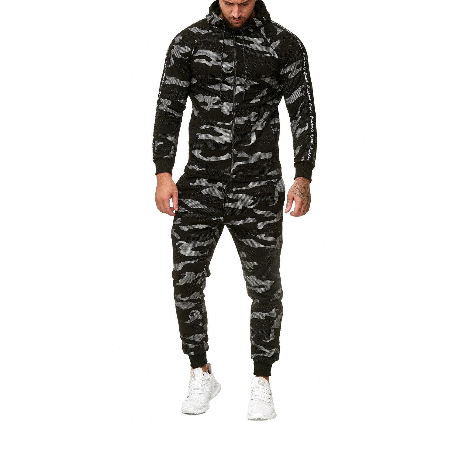 Trening barbati Redox 1011C Camo Negru