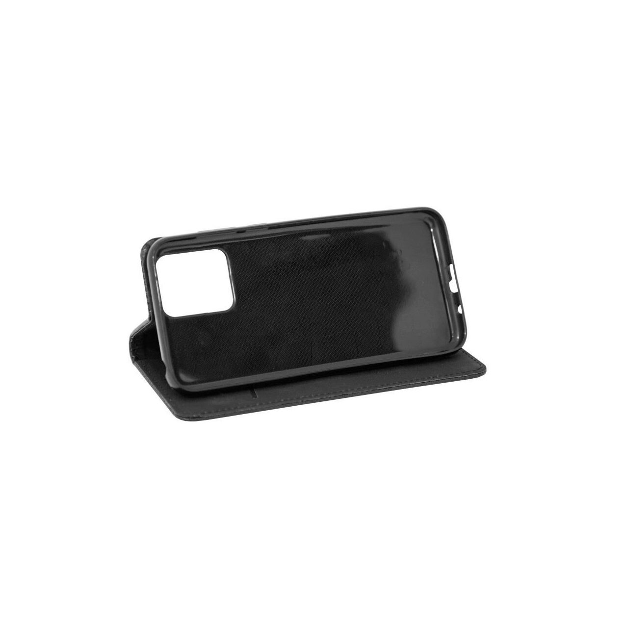 Husa Carte Smart cu Inchidere Magnetica pentru Xiaomi Redmi Note 10 / Redmi Note 10S, Negru