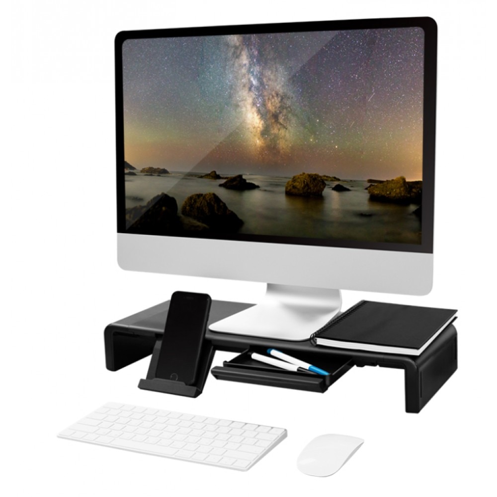 Suport de birou pentru monitor / laptop, LOGILINK, negru, ICA-TBL 140 ...