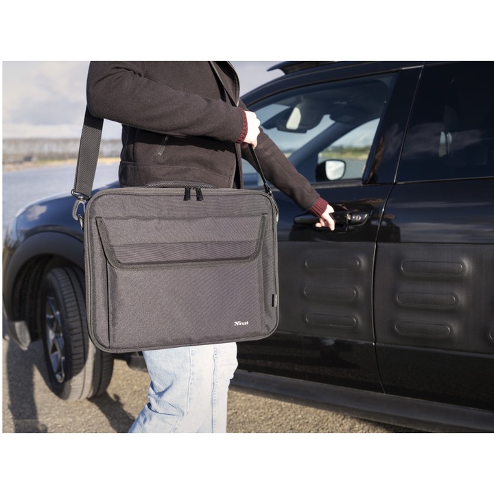 Geanta laptop Trust Atlanta 15.6", Negru
