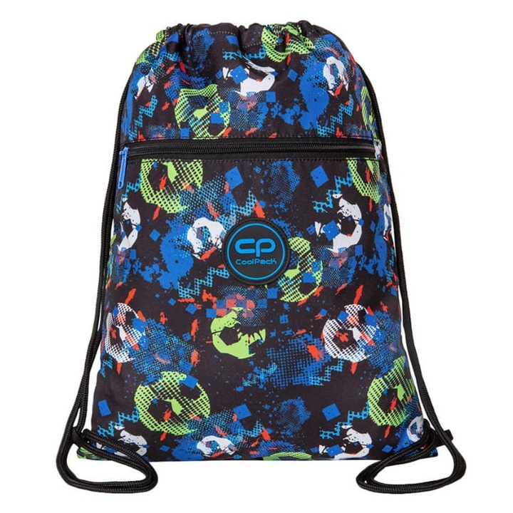 Geanta sport CoolPack Football Blue, Multicolor