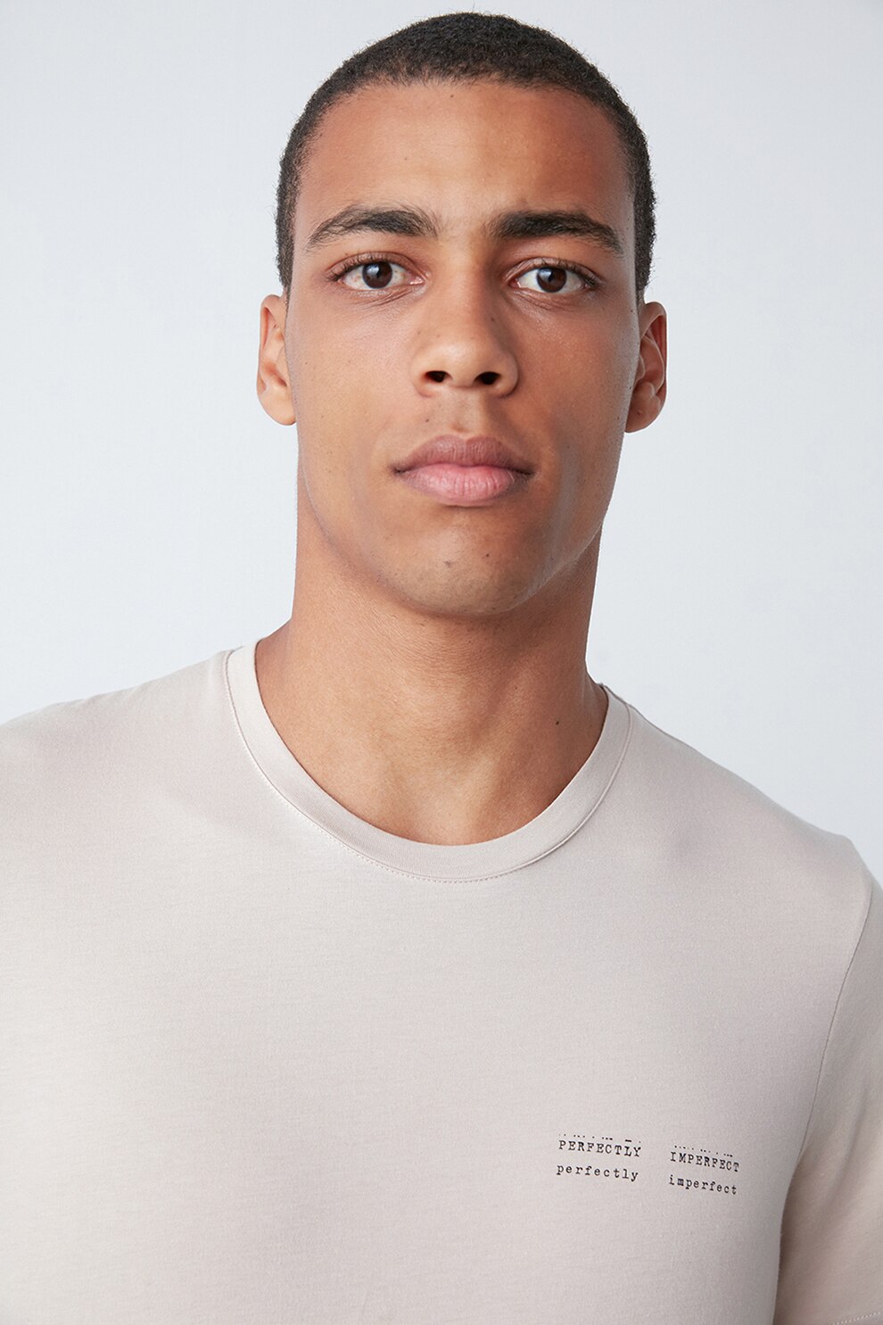 Penti, Pijama lunga cu imprimeu text, albastru inchis/alb