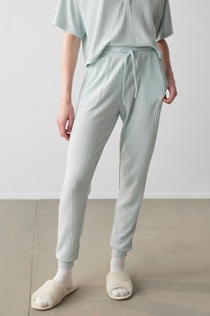 Penti, Pantaloni de pijama cu snur de ajustare in talie, Albastru deschis Penti, Pantaloni de pijama cu snur de ajustare in talie, Albastru deschis