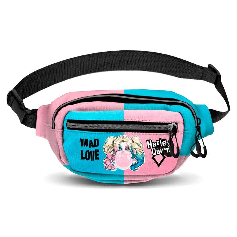 Borseta Harley Quinn Mad Love , 13x22x7cm, Multicolor