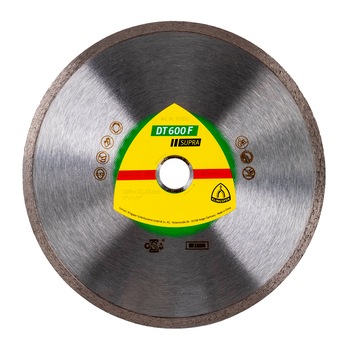 Disc diamantat de debitare Klingspor DT 600 F Supra, 230x22.23mm / EXT 325372 Disc diamantat de debitare Klingspor DT 600 F Supra, 230x22.23mm / EXT 325372