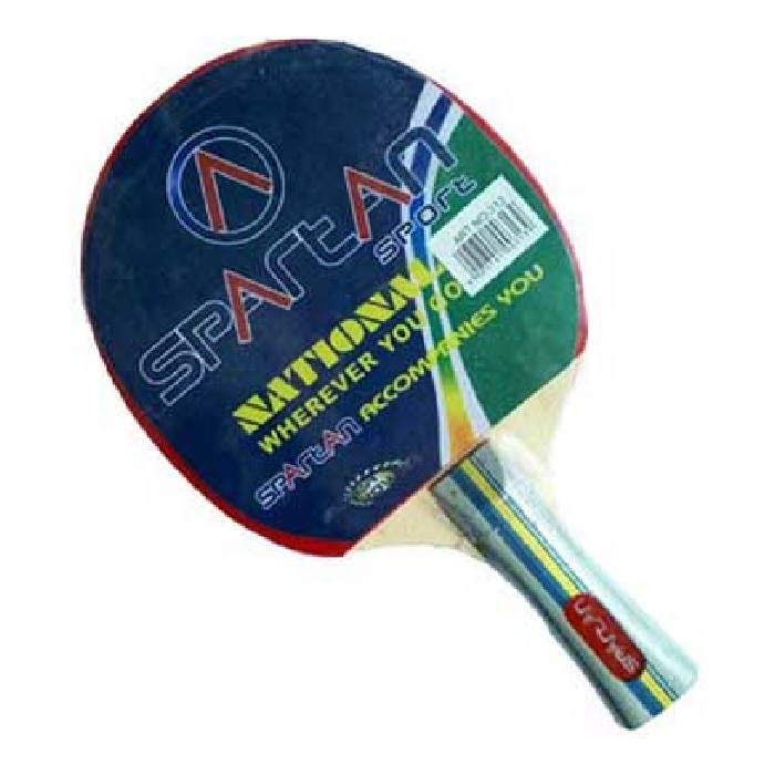 Paleta tenis de masa, SPARTAN, Tubro, maner din lemn lipit, cu cosuri in interior