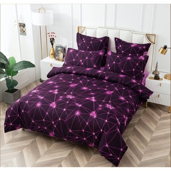 Lenjerie de pat elastic 220 X 240 cm, 6 piese , FINET POL-224 Lenjerie de pat elastic 220 X 240 cm, 6 piese , FINET POL-224