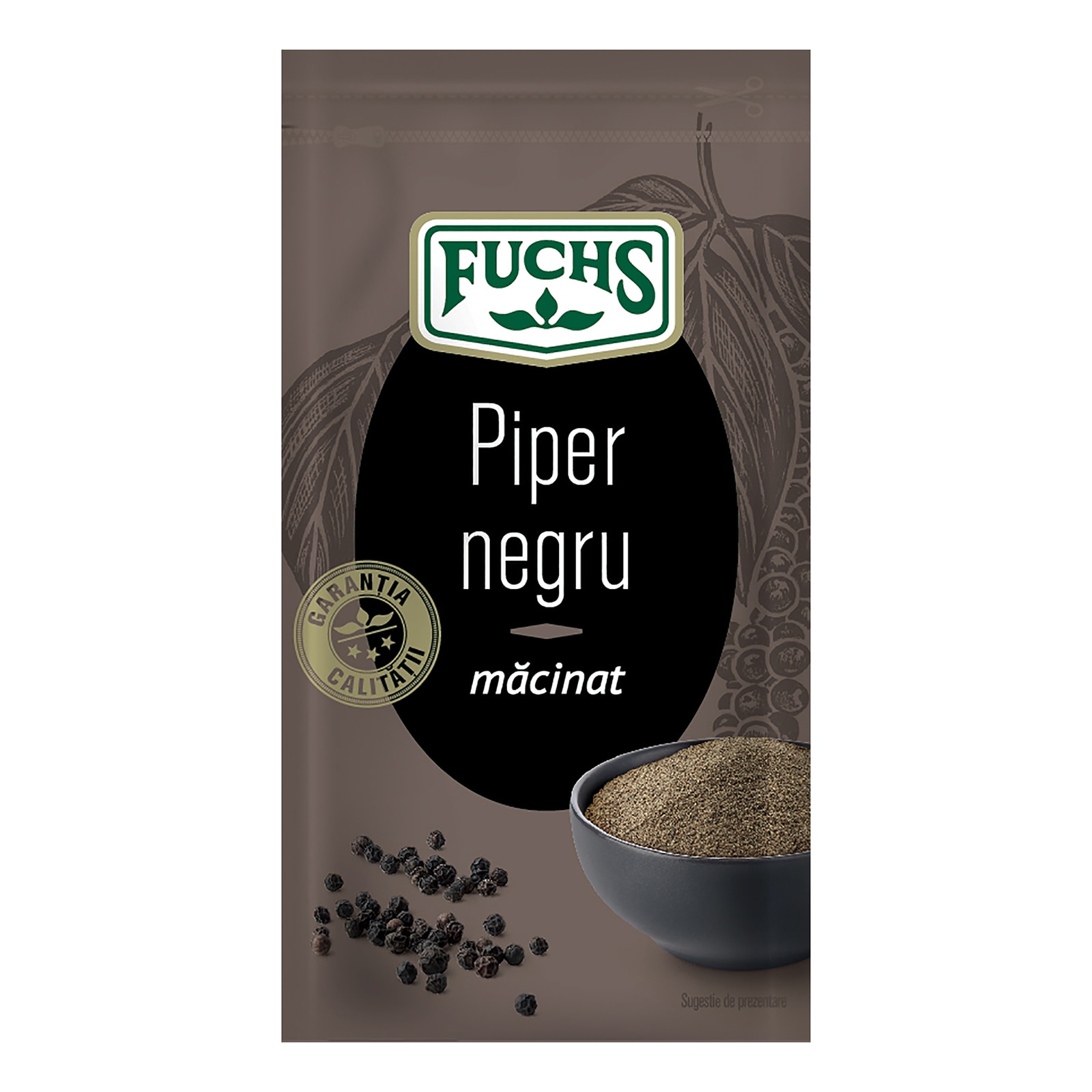 Piper negru macinat, Fuchs, 20g