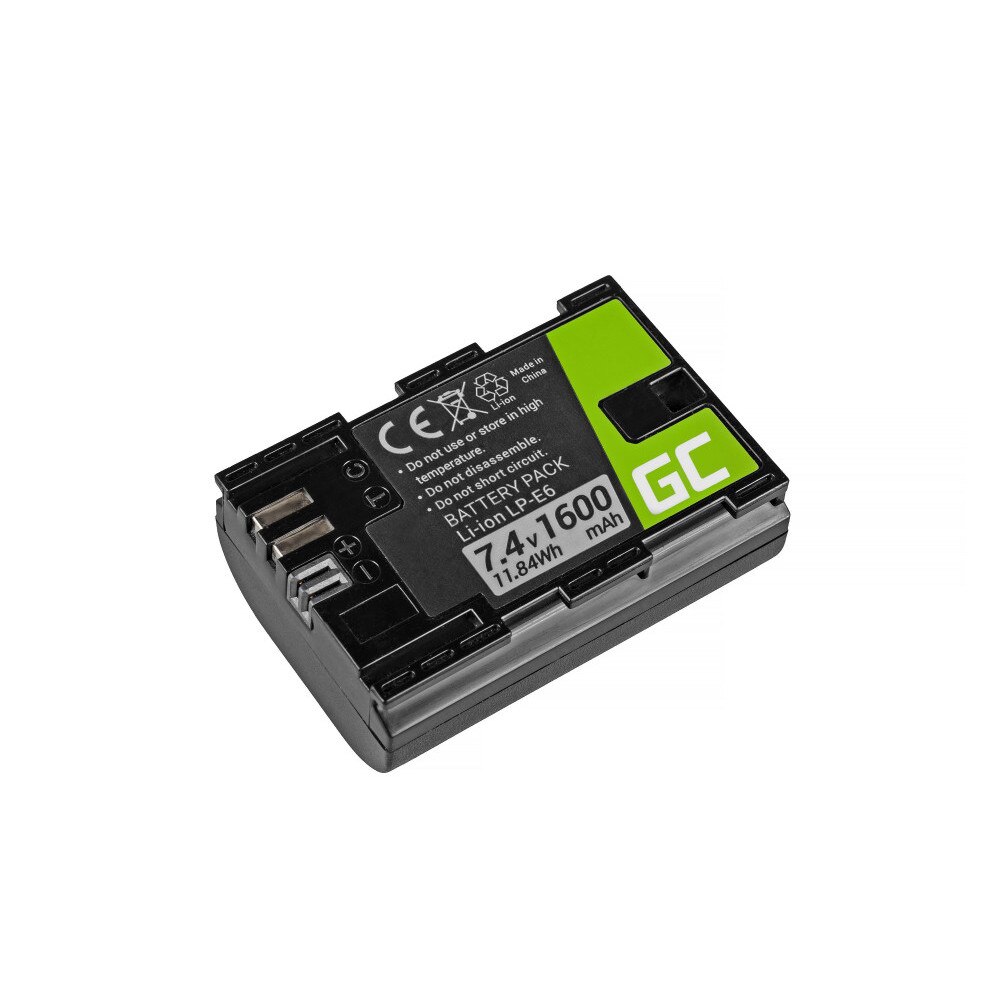 Acumulator camera compatibil Canon LP-E6 li-ion 7.4V 1600mah Green Cell CB37
