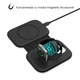 Incarcator wireless portabil 3 in 1 NEX TECH® 15W Magnetic Magsafe Fast Charge Pliabil Compatibil cu Galaxy Buds, Buds Plus, iWatch, Airpods, Apple, Samsung, Xiaomi, Negru
