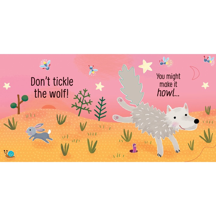 Не гъделичкайте мечката! Usborne книга със звуци и твърди корици