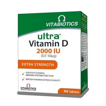 Ultra Vitamina D 2000 UI 96Tablete Vitabiotics Ultra Vitamina D 2000 UI 96Tablete Vitabiotics