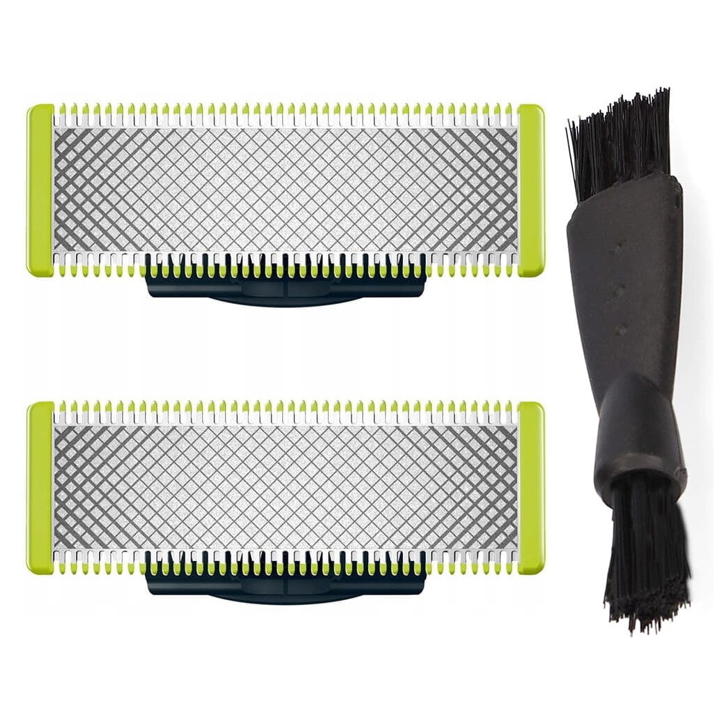 Set 2 lame Philips, QP220/50, Compatibil seria OneBlade, Verde
