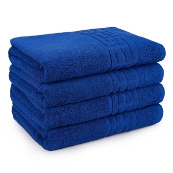 Set 4 Prosoape , 50x90 cm , 4xAlbastru , 100% Bumbac Set 4 Prosoape , 50x90 cm , 4xAlbastru , 100% Bumbac