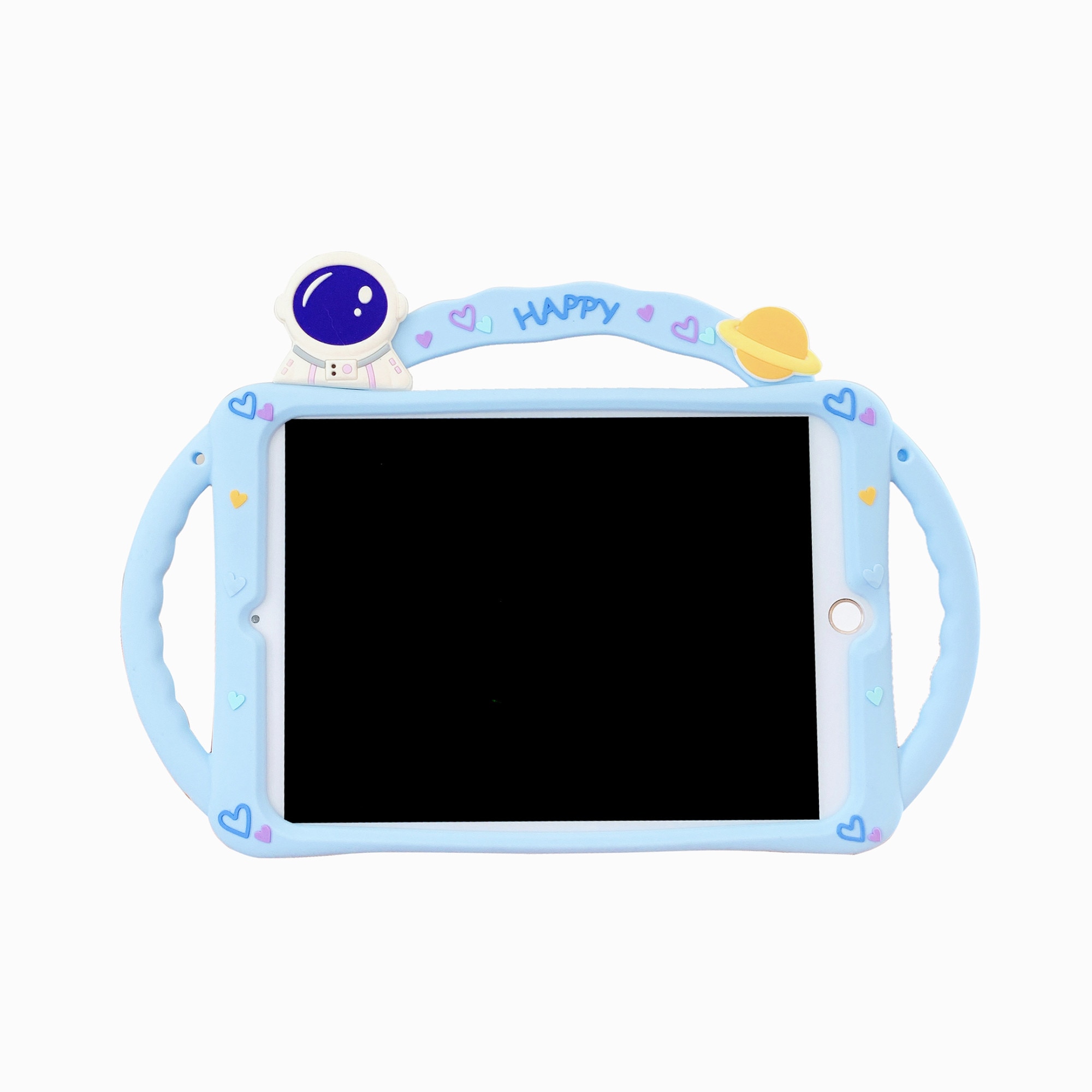 Husa tableta compatibila iPad Air 4 2020, Silicon, 10.9 inch, Bleu