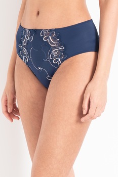 Hunkemoller, Chiloti cu detalii brodate Diva Rio, Bleumarin Hunkemoller, Chiloti cu detalii brodate Diva Rio, Bleumarin