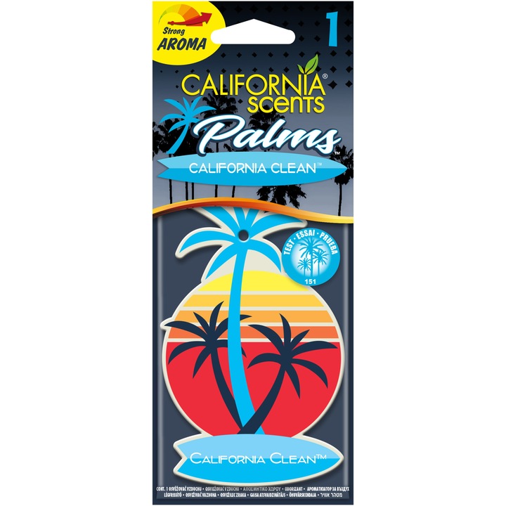 Odorizant auto California Scents Palms, aroma California Clean