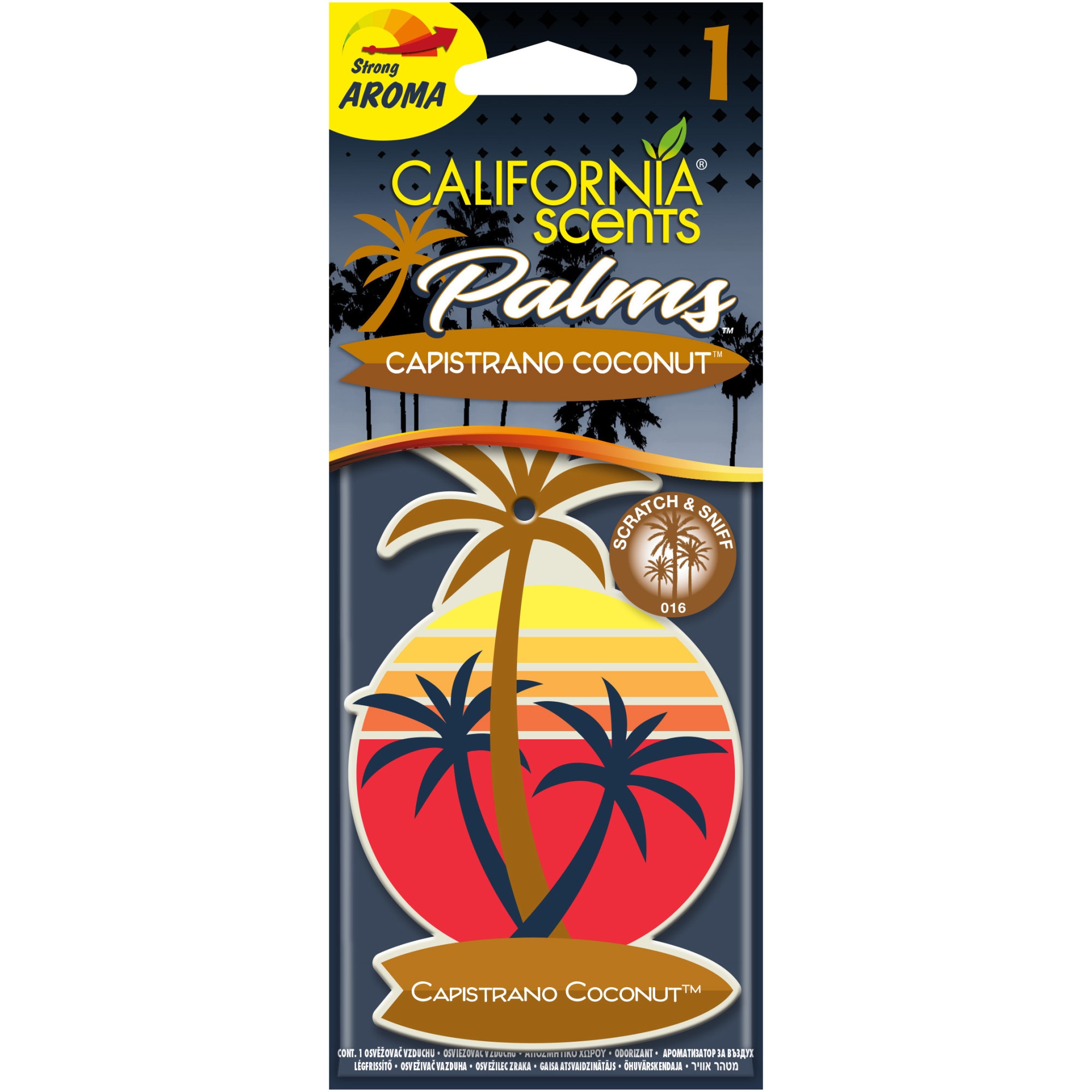 Odorizant auto California Scents Palms, aroma Capistrano Coconut