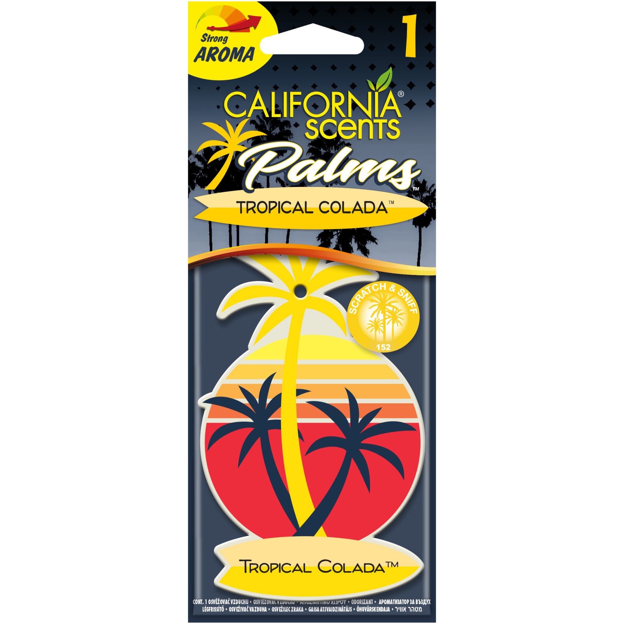 Odorizant auto California Scents Palms, aroma Tropical Colada