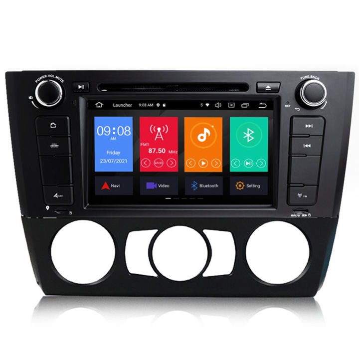 Мултимедия Hesperus за BMW E81 E82 E87 E88 (2004-2012), Двоен дин с GPS, DVD, DSP, CARPLAY, Android 12