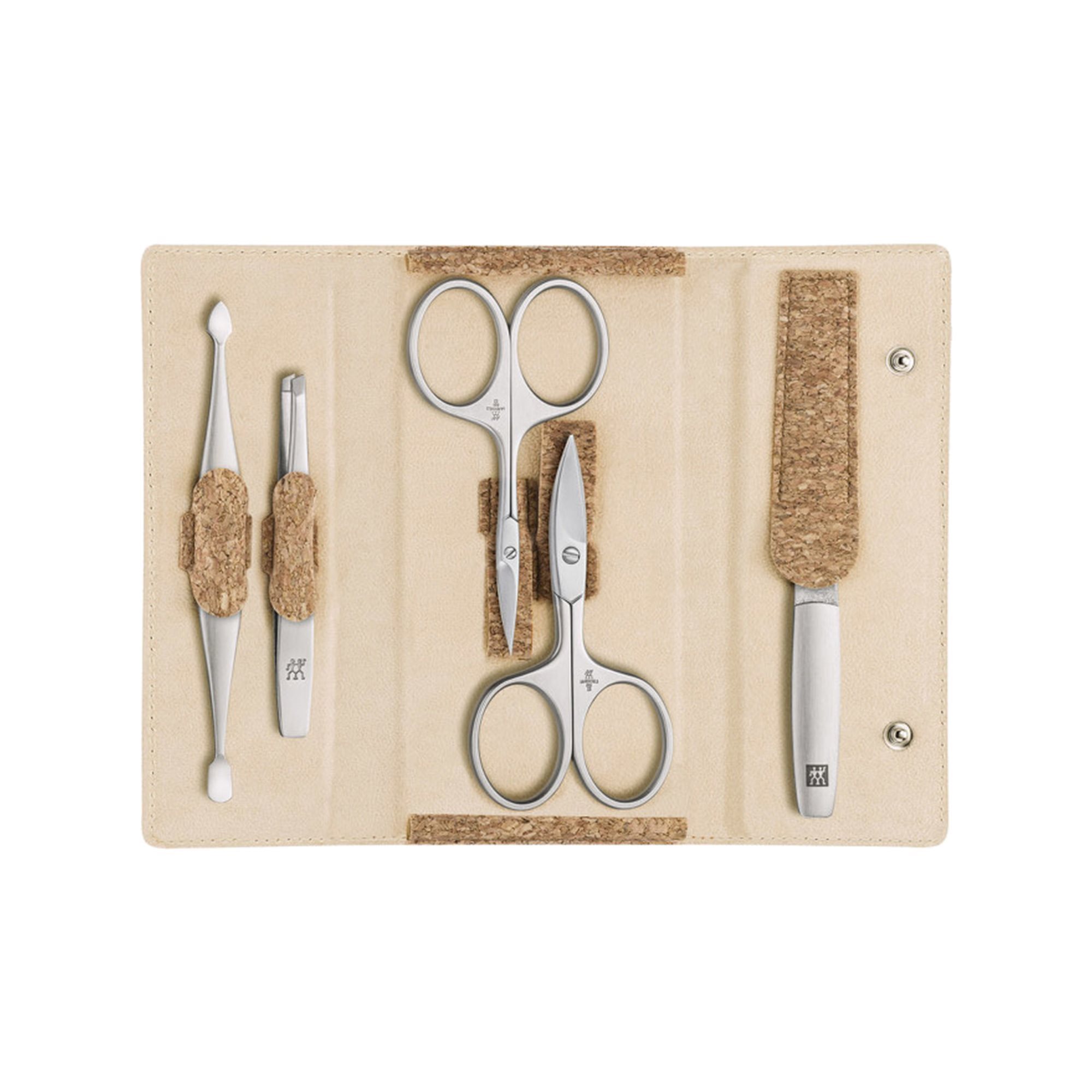 Set 5 piese inox satinat, portofel pluta - Zwilling TWINOX