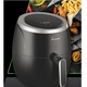 Friteuza cu aer cald FRAM Airfryer FAF-MD2000BK, gatire fara ulei, 2000W, capacitate cos 5L, afisaj digital, control Touch, vas detasabil anti-adeziv, termostat reglabil: 80-200˚C, negru