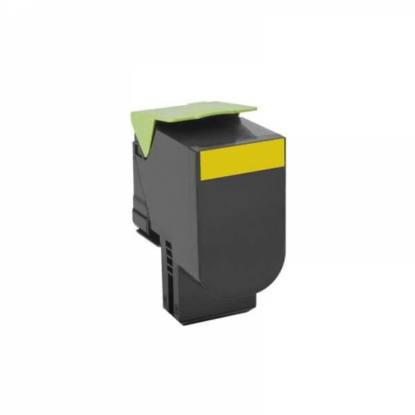 Cartus toner Graphitek, compatibil cu Lexmark CX 310 80C2SY0 pentru Lexmark CX 310DN, CX 310N, CX 410DE, CX 410DTE, CX 410E, CX 510DE, CX 510DHE, CX 510DTHE, 2.000 pagini, galben