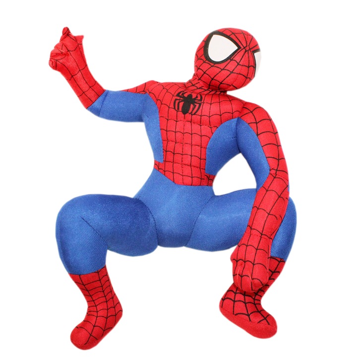 Jucarie de plus cu sunet, Spiderman, 33x24 cm, Recostore, REC1539