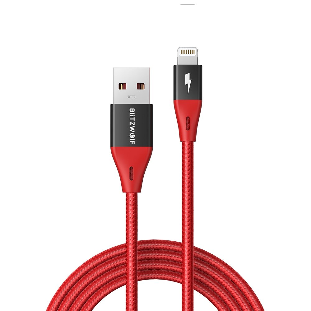 Cablu de date pro 2.4a pentru cablu lightning to usb cu certificat MFI 1,8m / 6ft pentru iphone cablu incarcator cablu de transfer de date pentru iphone 12 12 mini 12 pro max