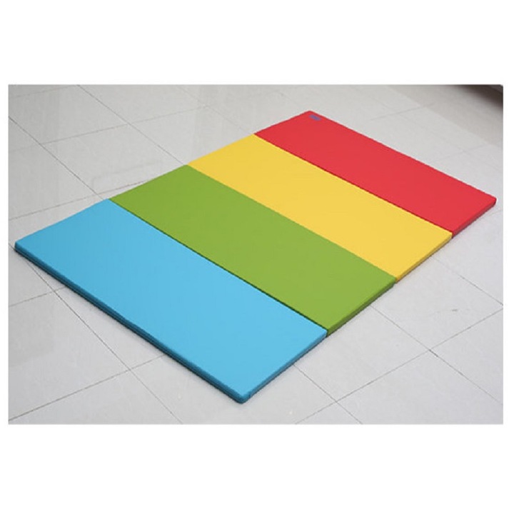 Covor de protectie Caraz W4, Antibacterian, Pliabil, 8 straturi de absorbtie a socului, 2000 x 140 x 4 cm, Pastel