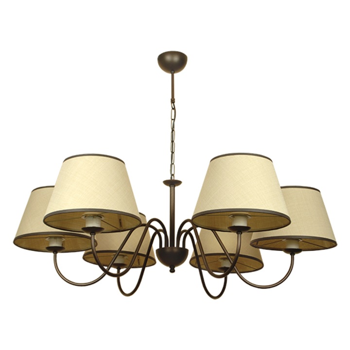 Полилей Lightstyle Елеганс Сами, 6xE27, Патина