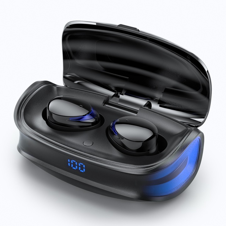 Devia TWS Joy A9 bluetooth fülhallgató, fekete