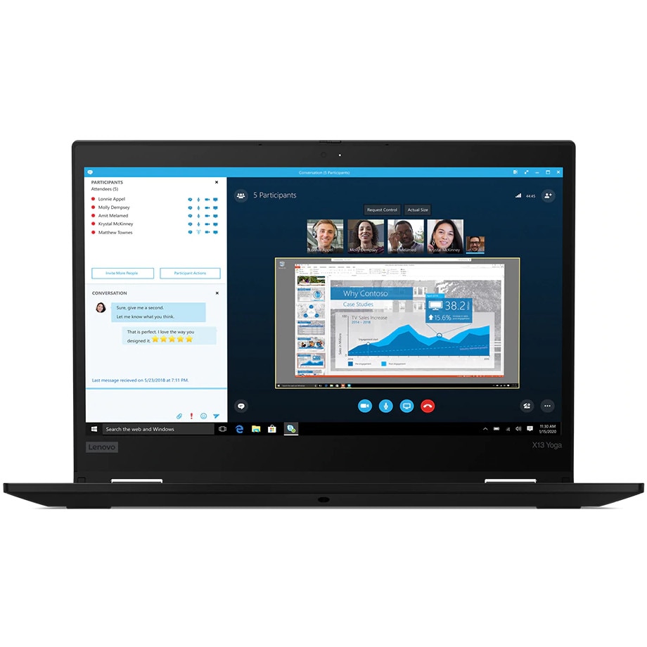 Laptop 2 in 1 Lenovo ThinkPad X13 Yoga Gen 1 cu procesor Intel