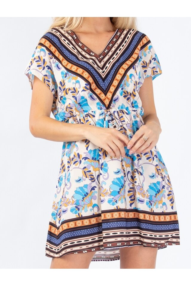 Rochie Dama Haylie Bej, marime universala