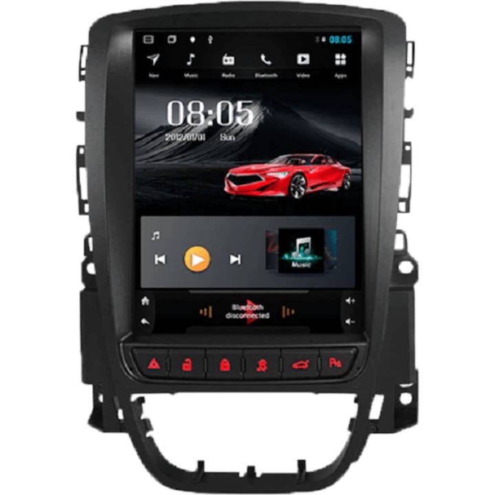 Opel Astra J 10″-os hatalmas kijelzős Android 10 fejegység 64 GB háttérrel 4GB rammal 8 magos processzorral magyar menüs GPS navigációs autórádió CAN BUS vezérléssel