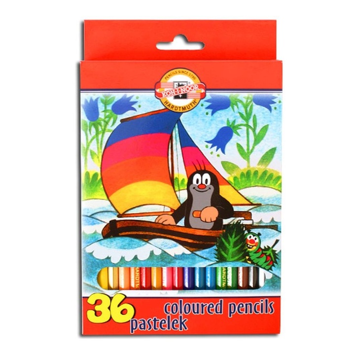 Koh-I-Noor Vakond 3655 Vegyes színű színes ceruza, 36 db-os