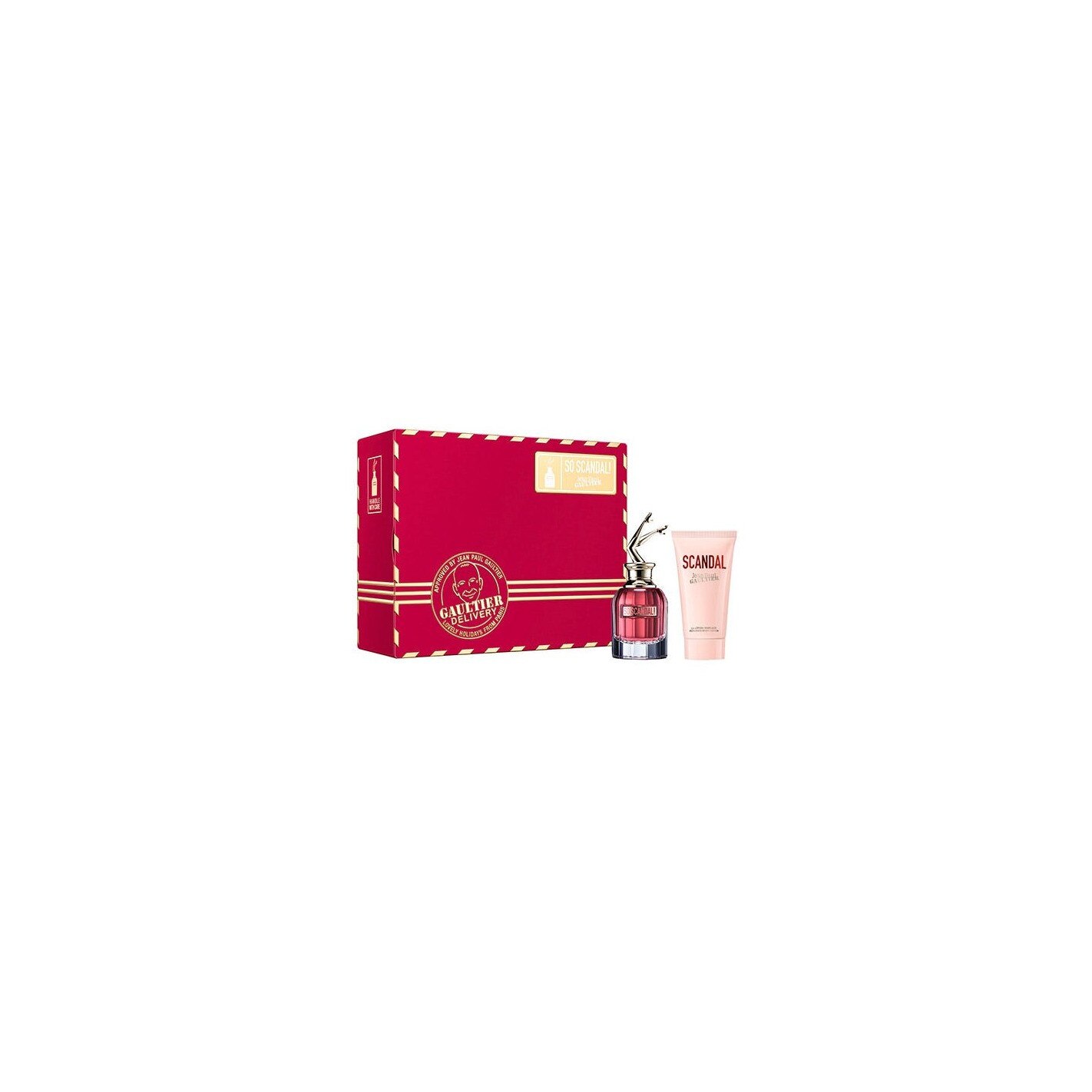 Set Jean Paul Gaultier, So Scandal, Apa de parfum 50 ml, Lotiune de corp 75 ml