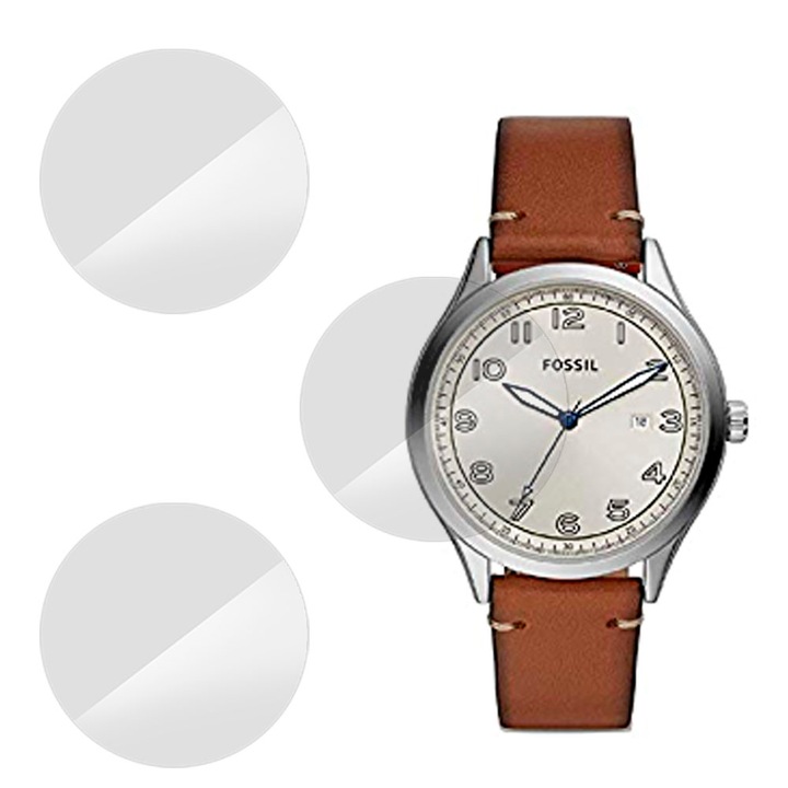 3 db SILKASE fólia készlet Fossil BQ2487-hez, szilikon, megújuló, teljes kijelzős