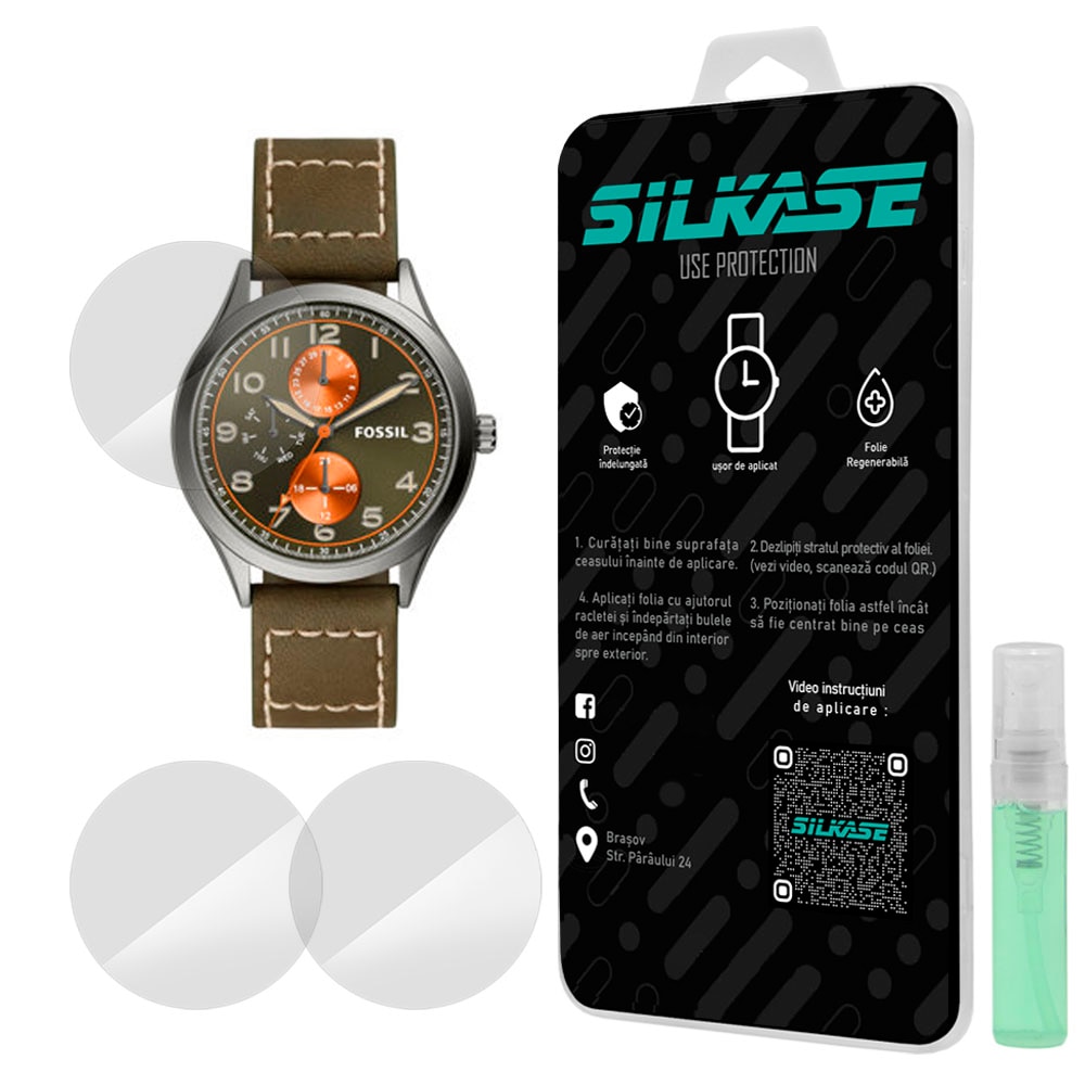Set 3 folii SILKASE pentru Fossil 