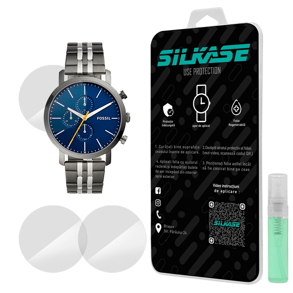 Set 3 folii SILKASE pentru Fossil 