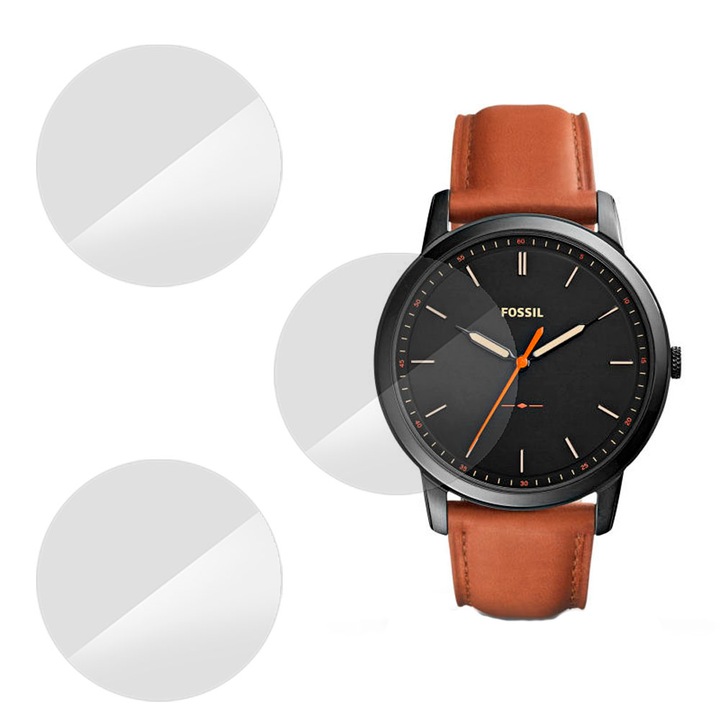 3 db SILKASE fólia készlet Fossil FS5305-höz, szilikon, megújuló, teljes kijelzős