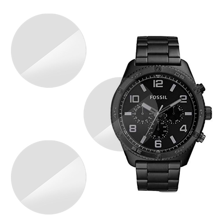 3 db SILKASE fólia készlet Fossil BQ2532-hez, szilikon, megújuló, teljes kijelzős
