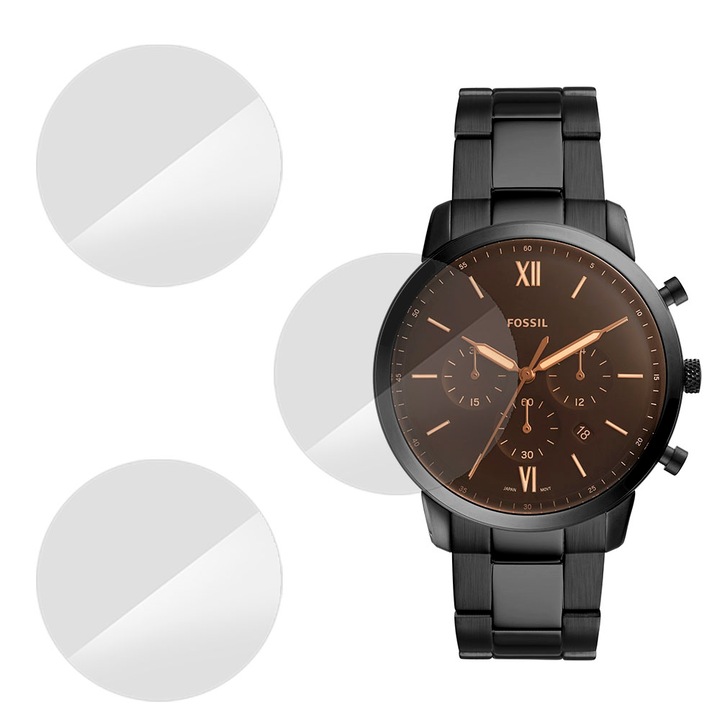3 db SILKASE fólia készlet Fossil FS5525-höz, szilikon, megújuló, teljes kijelzős