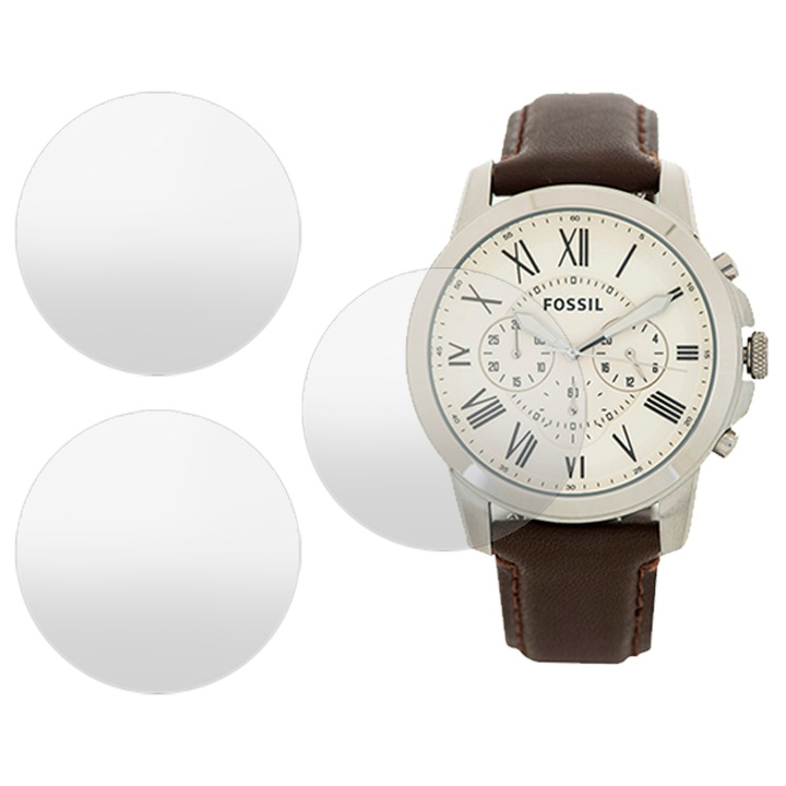 3 db SILKASE matt fólia készlet Fossil FS4735-höz, szilikon, megújuló, teljes kijelzős