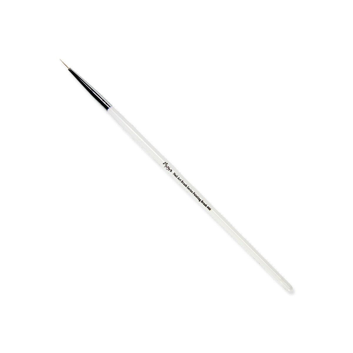 Perie unghii, Moyra Nail Art Brush Series, Nr 00, Alb