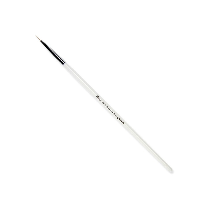 Perie unghii, Moyra Nail Art Brush Series, Nr 00, Alb