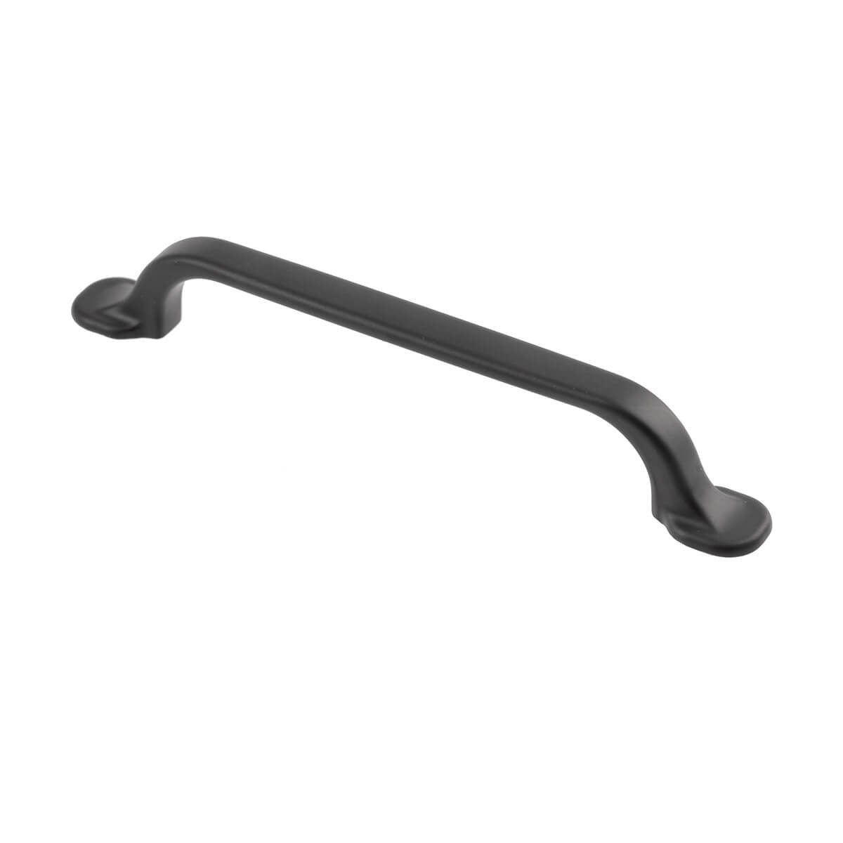 Maner mobilier, 128 mm, negru mat, RETRIS